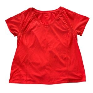 Livi Active Vivid Orange/Red Short Sleeve Tee